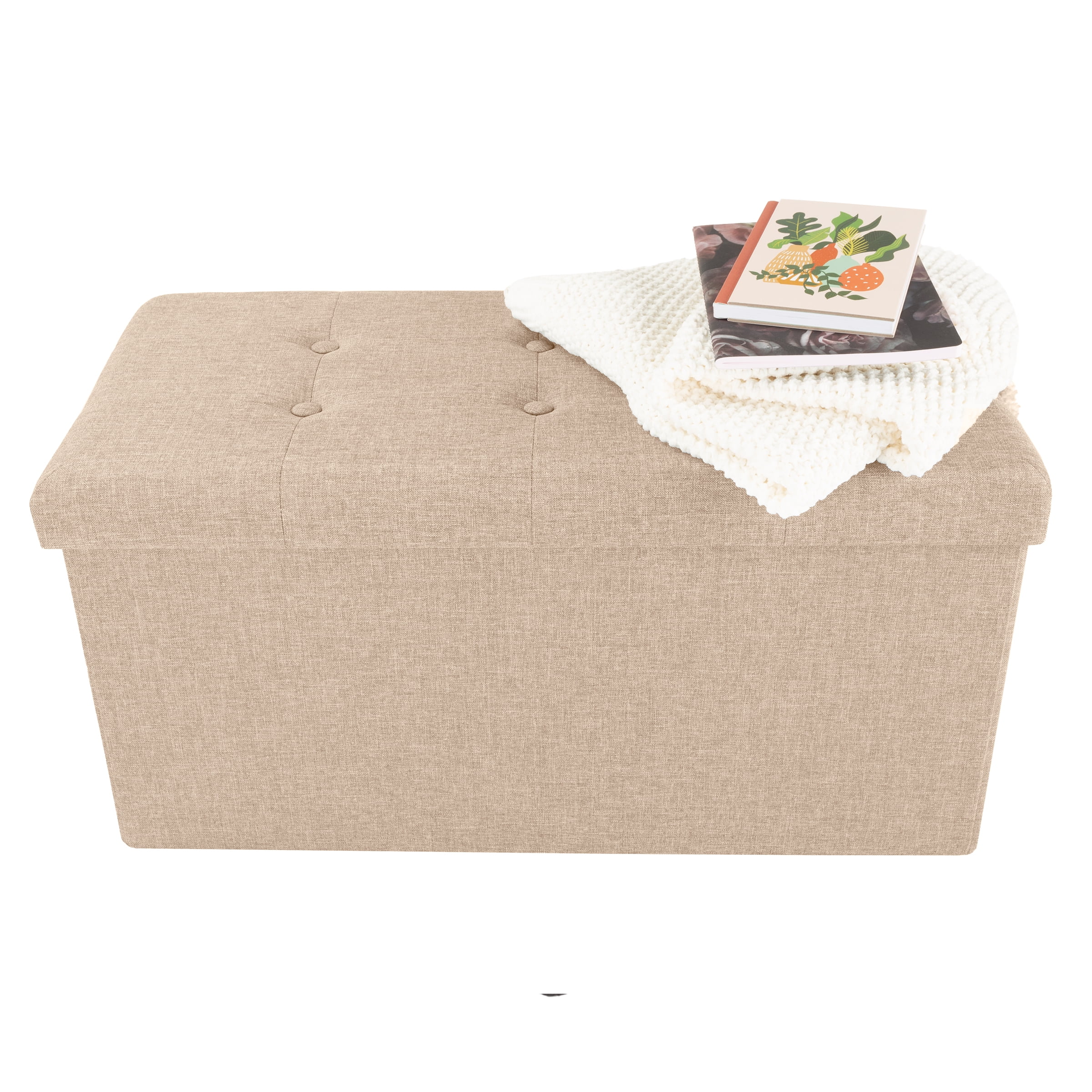 Fresh home elements folding storage ottoman deals