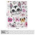 thumbnail image 4 of Orinice Cute Cat Warm Lightweight Blanket Soft Fleece Blankets for All Seasons, Living Room Sofa Decor, Cow Gifts, Long-lasting Plush Blankets 60x80in, 4 of 6