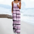thumbnail image 2 of Fashion Plus Size Jumpsuits for Women with Sleeves Summer Casual Loose Printed Pockets Sleeveless Back Strap Jumpsuit, 2 of 5