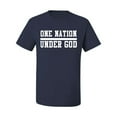 thumbnail image 2 of Wild Bobby One Nation Under God Inspirational/Christian Men Graphic Tee, Navy, XX-Large, 2 of 5