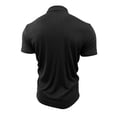 thumbnail image 6 of Mens Muscle Polo Shirts Short Sleeve Free 4 Way Stretch Casual T- Shirts Slim Fit Textured Ribbed Golf Collared Tee Golf Tops, 6 of 6