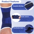 thumbnail image 4 of Tobillera de compresión: soporte de calcetín de manga de tobillo de punto para esguinces artritis tendinitis correr Fitness, 1 par, 4 of 5
