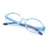 Cyxus Kids(Age:3-5) Lightweight Oval Blue Light Blocking Computer Gaming Glasses for Anti Eyestain Protect Eyesight(Crystal Blue)