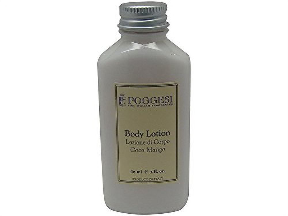Poggesi Coco Mango Lotion Lot of 12 Each 2oz Bottles Total of 24oz Moisturizer Unisex Adult All Skin Types