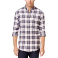 thumbnail image 1 of Camisa de franela John Ashford Hombre Gris Mediano Botones al frente, 1 of 1