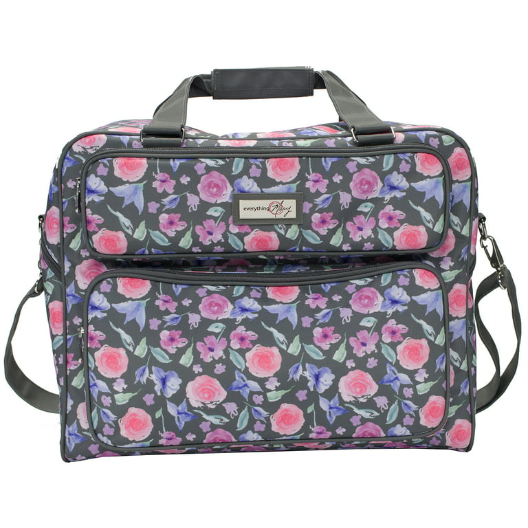 Everything Mary Sewing Machine Carrying Storage Case, Floral