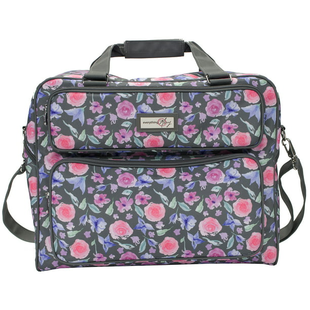 Everything Mary Sewing Machine Carrying Storage Case, Floral - Walmart ...