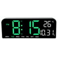 thumbnail image 1 of Reloj Despertador Digital Pantalla LED Grande Temperatura De La Pared Del Escritorio, 1 of 7
