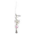 thumbnail image 1 of Cute Heart Keychain Pendant for Girls Phone Charm with Butterfly and Love Keyring Key Chain Bag Accessory, 1 of 4