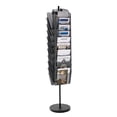 thumbnail image 1 of VEVOR Rotating Brochure Display Rack, 30 Pockets Mesh Magazine Literature Display Stand, Portable Floor Standing Magazine Rack, Metal Newspaper Catalog Holders for Shop Exhibitions Office Trade Show, 1 of 9