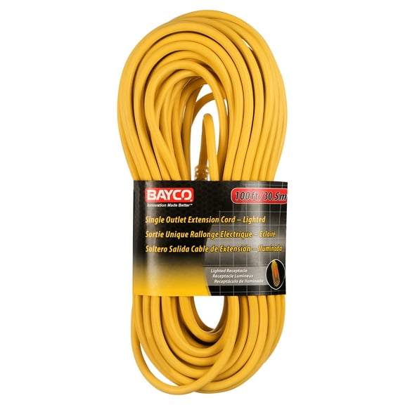 100 SNGL-TAP 123 EXTNSN CORD