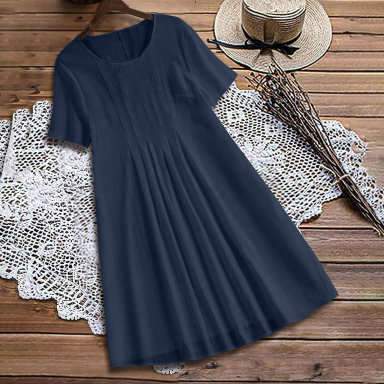 drop waist button down dress The Drop Waist Shirt Dress Black / S main image 1