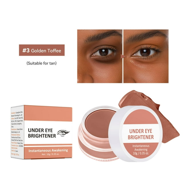 FcBaudy Concealer, Cover Perfection Tip Concealer, Multi-Use Concealer, Eye Brightening Cream Dark Circles Concealer To Brightening Skin Tone Under Eyes 10g Eye makeup
