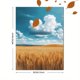 thumbnail image 3 of Qisvanset Framed Canvas Wall Art 12x16 Inch Cloud Sky Country Vintage Minimal Photo Art, 3 of 5