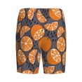 thumbnail image 2 of Lsque Various Oranges Mens Sleep Pajama Shorts,Short Pajama Pants, Cotton Ultra-Soft Knit-Small, 2 of 9