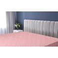 thumbnail image 5 of Ambesonne Pink Fitted Sheet, Abstract 70s 80s Art Deco Vibe, Twin Size, Coral and White, 5 of 5