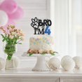 thumbnail image 4 of Cake topper RoadSea para 4.º cumpleaños de niño con brillo negro, 4 of 7