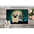 thumbnail image 2 of Carolines Treasures BB2198JMAT Halloween Scary Pug Fawn Indoor or Outdoor Mat, 24 x 0.25 x 36 in., 2 of 4