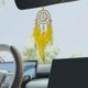 thumbnail image 5 of Colgante de cristal para coche, atrapasueños de plumas, campanilla de viento, decoración de pared, exquisito adorno para interior de coche, cristal de alta calidad, decoración única para el, 5 of 7