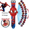 thumbnail image 2 of Disney-reloj electrónico de Marvel para niños, pulsera con proyección de figuras de acción de dibujos animados de Spiderman, Frozen, Minnie Princess, juguete, 2 of 4