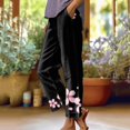 thumbnail image 1 of WILLBEST Pantalones Casuales para Mujer, de Color Liso, con Bolsillos, Sueltos, Rectos, Elásticos, para Yoga, para Comodidad Diaria con Diseño En Contraste. Extra Grande, 1 of 4