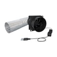 thumbnail image 1 of Extractor de pared, ventilador portátil, soplador de Camping, ventilador Extractor de cobertizos montado en la pared, ventilador de ventilación para Tubo de doble ventilador de 1M, 1 of 8