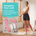 thumbnail image 3 of NICELF Compression Socks for Women & Men, 20-30 mmHg Knee High Stockings, 4 Pairs Support Circulation Socks for Nurse, Travel, Athletic, Cycling, 3 of 8