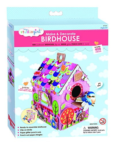 My Studio Girl Make and Decorate Home Tweet Home Birdhouse Kit 