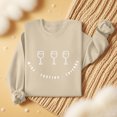 thumbnail image 5 of Jackets for Women Wine Glass Printed Long Sleeved Loose Casual Sweatshirt,Womens Sweatshirts Khaki S, 5 of 6