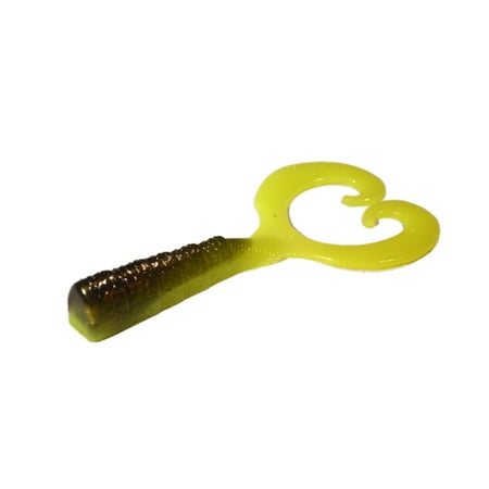 AA s 5 Shrimp #250 Chartreuse/Gold Soft Baits
