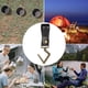 thumbnail image 5 of Ndcxsfigh Gancho para Suministros Campamento Gancho para Llaves en Forma S Cuero PU para Picnic Senderismo (Negro), 5 of 6