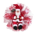 thumbnail image 1 of Guirnalda de luces navideñas de Papá Noel para otoño, bodas, cumpleaños, Halloween, Acción de Gracias, Navidad, decoración navideña de 20 pulgadas, 1 of 9
