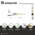 thumbnail image 4 of Kingston Brass KTZL1 Silver Sage Front Mount Toilet Tank Lever, Left/Right Installation in Polished Chrome, 4 of 5