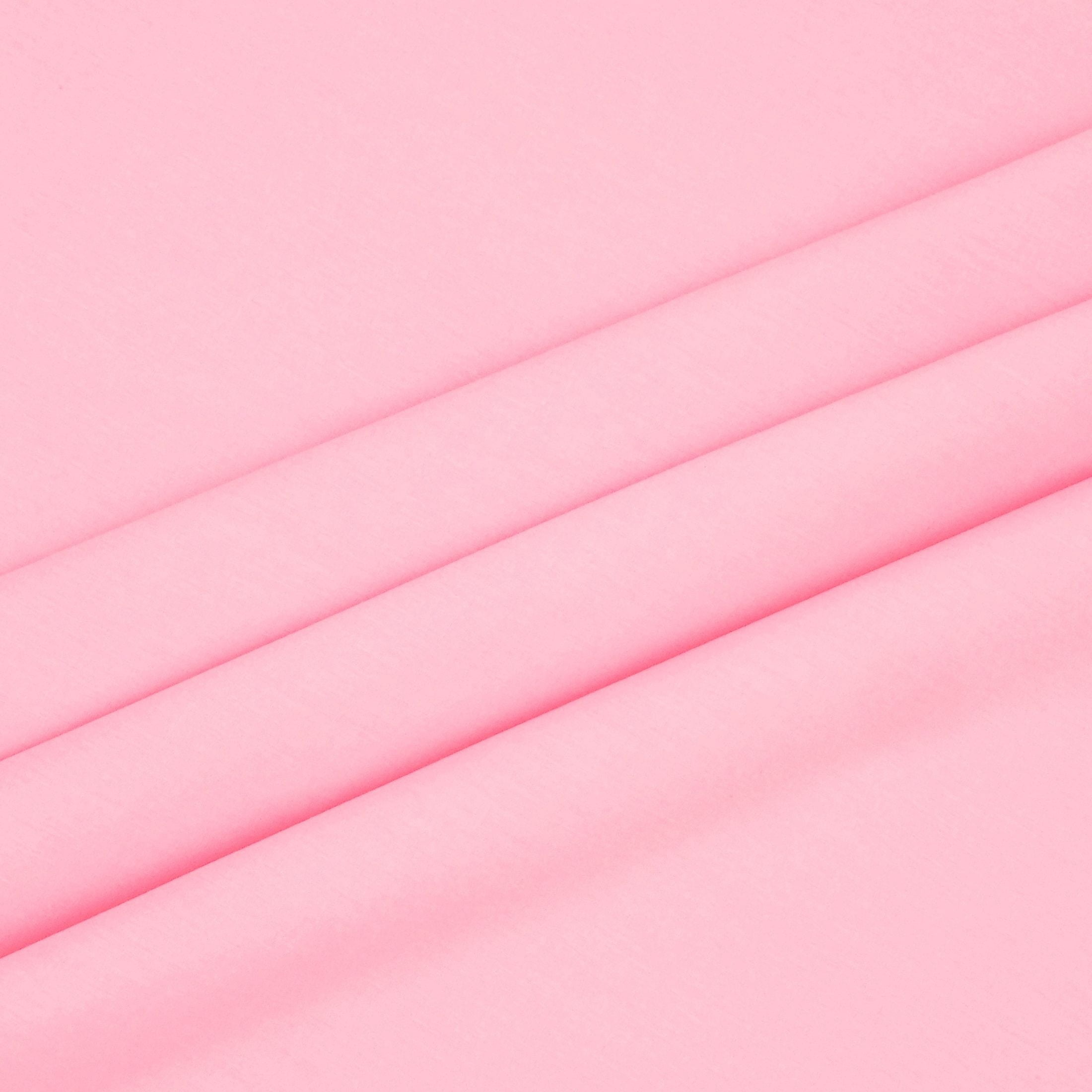 Shason Textile 2 Yard Cut Poly Cotton Fabric, Pink, 44" Wide for Craft & Quilting Projects