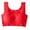 Red, variant on SCSAlgin Women's Wireless Silk Bra Classic Invisible Embrace Comfort Seamless Bra