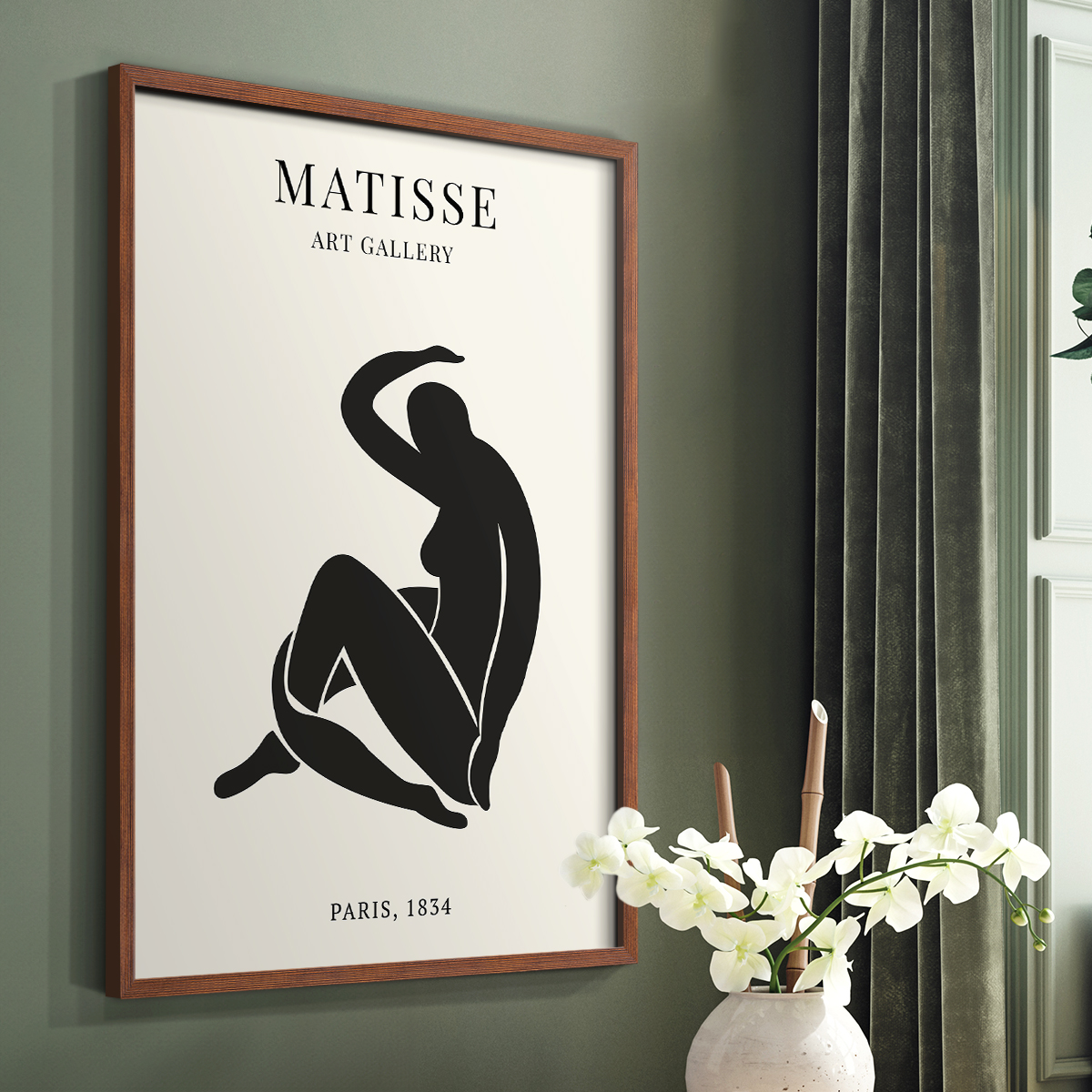 Matisse LXV Framed Print - Solid Wood