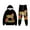 Black%GC%, variant on CONZONE Christmas Mens Sweatsuit 2 Piece Sets Casual Men's Jogging Tracksuit Set Xmas Graphic Print Pullover Hoodie Pants Sweat Suit for Men Cozy Fall Winter Athletic Track Suit Outfits