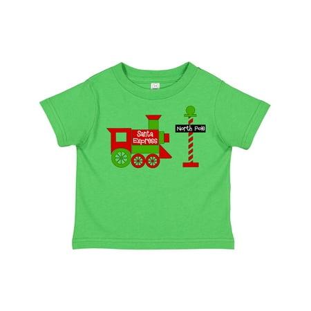 

Inktastic Christmas Santa Express Train to the North Pole Gift Toddler Boy or Toddler Girl T-Shirt