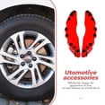 thumbnail image 3 of MOVTOTOP Couvre-Étriers de Frein Rouges en Matériau ABS Durable pour la Plupart des Modèles de Voitures Améliorent le Style des Roues, 3 of 7