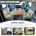 thumbnail image 3 of Uorisanigo RV Dinette Cushions Covers Washable Elastic Floral Hummingbird Rv Couch Cover Anti-Slip RV Dinette Seat Cover for Trailer Including 1 Backrest & 1 Bench Covers, 3 of 7