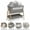 Gray, variant on suihuooo 4-in-1 Rocking Baby Bassinet with Wheels and Storage Basket 7 Height Adjustable Mosquito Net for Newborn,Gray