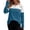 Deep Blue, variant on Womens Fall Tops Casual Shirts Long Sleeve Crewneck Sweatshirts Color Block Waffle Tunic Shirts Jumper Tops Fall Winter Tunics