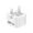 White, variant on erfcxs Port USB Travel Power Adapter Global Mobile Phone Charger UK International Block Cube Plug For And