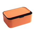 thumbnail image 1 of Orange Plastic Wet Tissue Box with Lid for Storage Compact Size Lightweight and Dustproof, 1 of 3