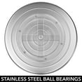 thumbnail image 3 of mDesign Lazy Susan Metal Turntable 12" Spinner, Kitchen Organization - Chrome, 3 of 6