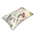 thumbnail image 3 of Daiia Little Birds Bedding Waterproof Pillow Protector Zippered Queen – Bed Bug Proof Pillow Encasement-16"x24", 3 of 9