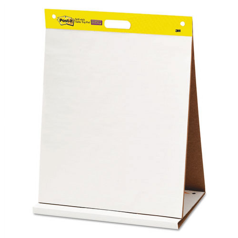 Self-Stick Original Tabletop Easel Pad, Unruled, 20 White 20 X 23 Sheets | Bundle of 5