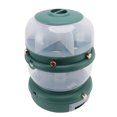 thumbnail image 1 of Rotating Rice Dispenser, Space Saving Excellent Sealing Grain Storage Container  PP 6 Grids  For Home Kitchen Dark Green, 1 of 8