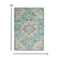 thumbnail image 2 of 8â€™ x 10â€™ Light Blue and Ivory Distressed Area Rug, 2 of 7