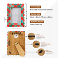 thumbnail image 2 of Handicrafts Home Picture Frame 4x6 Decorative Modern Wall Décor Gift Frames for Home, Green & red, 2 of 8